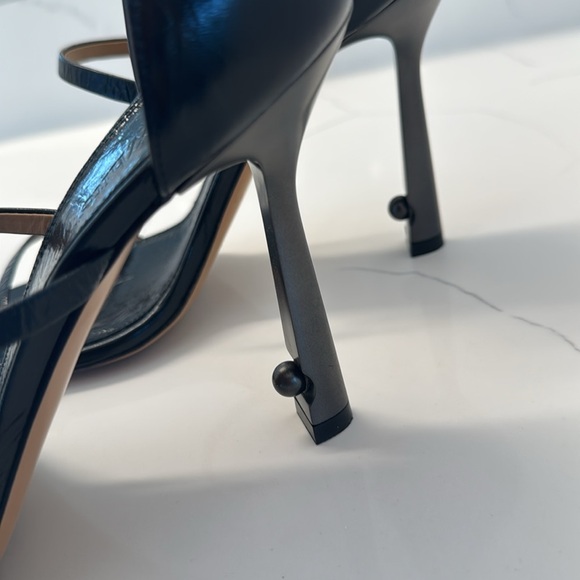 Off-White Lollipop 100MM Strappy High-Heel Sandals in Black- US 9.5/10 EU 40 - Picture 8 of 12